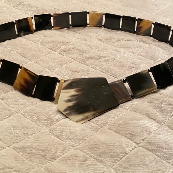 Belt made of horn. Handmade - Picture 3 of 17